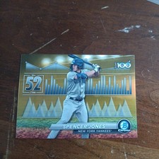 2024 Bowman -Bowman Scouts Top 100 Spencer Jones #BTP-52 Gold Refractor /50 (RC)