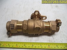 Ford Meter Box 1 in. Pack Joint Brass Ball Curb Valve CTS B44-444W-NL