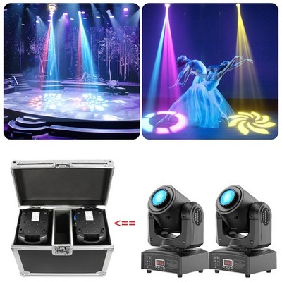 U'King 150W Gobo LED Moving Head Stage Light Beam RGBW Spot Disco DJ Light DMX