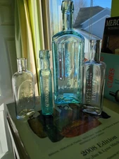 Four Fantastic Balsam Bottles,  Check Out The Big HYATT'S!