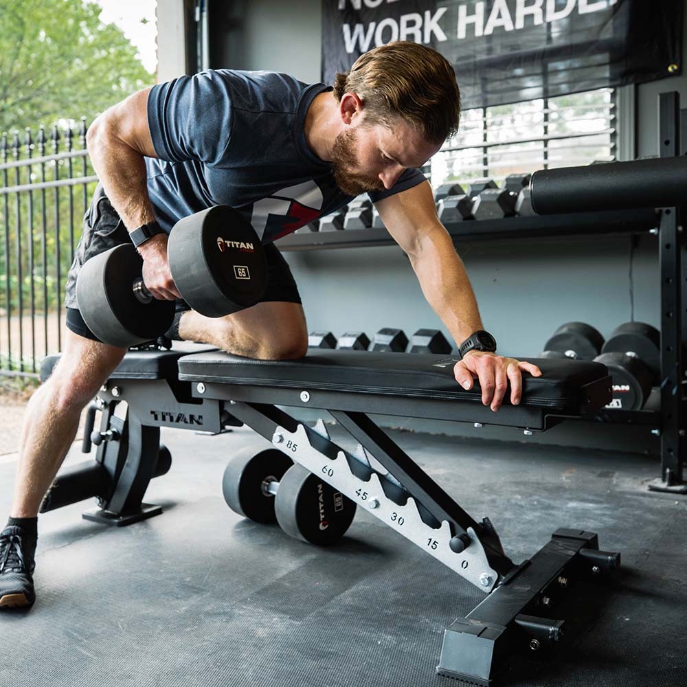 Decline Bench Press Titan Fitness Adjustable Fid Bench Titan