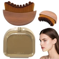 New Lymphatic Contour Face Brush, Dry Brushing Face Brush, Lymphatic Drainage de