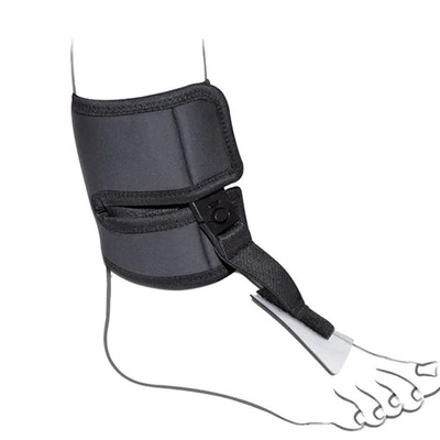 Tenortho Tutor Dynamische Halterung Fuß Anhänger Spring-up Schwarz