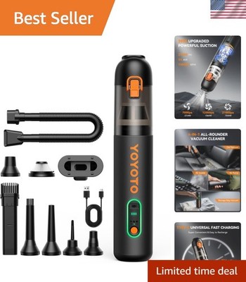 Car Vacuum, Handheld Vacuum Cordless with 21000Pa Powerful Suction & 3 Modes,...