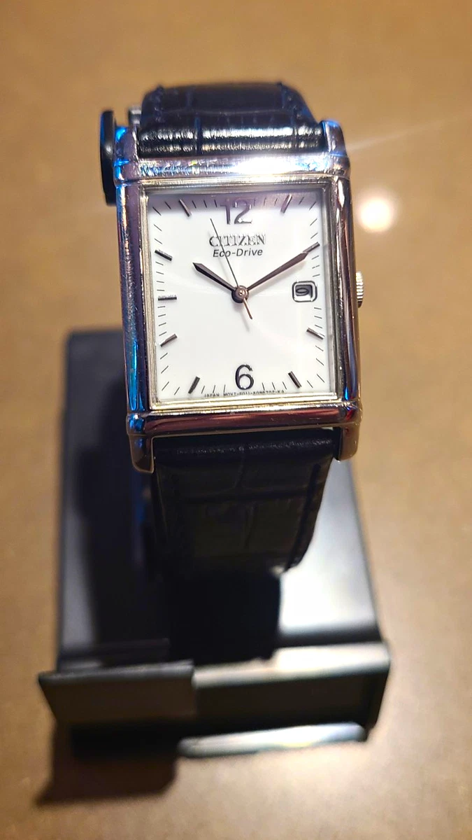 25+ Citizen Eco-Drive Men Rectangle Wristwatches for sale