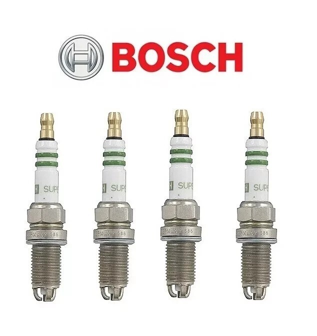 Set of 4 For Mercedes C230 SLK230 1998 1999 2000 Specialty Spark Plugs Bosch