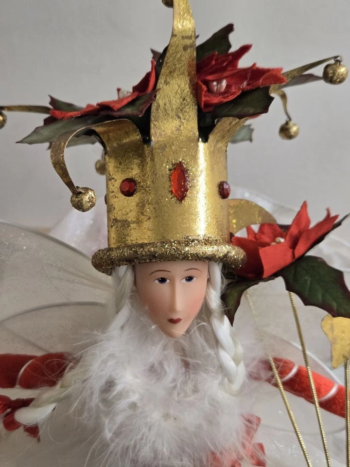 De colección. Departamento 56 Topper de árbol de Navidad: Patience Brewster Krinkles, nunca exhibido Foto 2 de 4