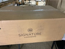 Signature Hardware SHGR2B3322WH Totten 33" 50/50 Double Basin Granite Sink - Whi