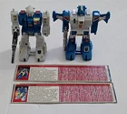 X-136 VINTAGE 1980'S HASBRO G1 TRANSFORMERS TWIN TWIST & TOPSPIN - COMPLETE