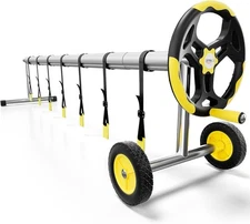 Reel Cover Solar Pool Alu Swimming Pool Reel Inground Cover for Pool, Set VINGLI