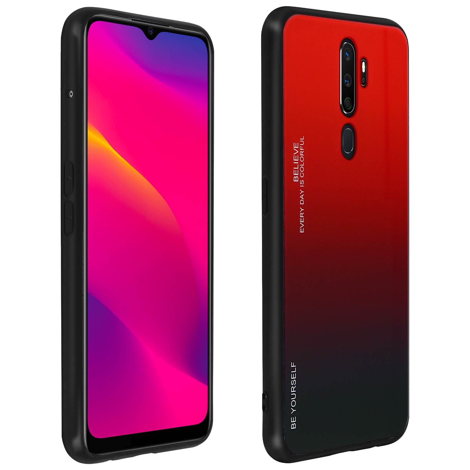 Coque fine Oppo A9 2020 anti rayures look brillant dégradé