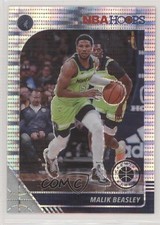 2019 Panini NBA Hoops Premium Stock Box Set Pulsar Prizm Malik Beasley #49 0w6