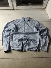 🚨 DRAKE’S  Men’s Shirt Luxury BLUE WHITE Vintage Logo Old money Style