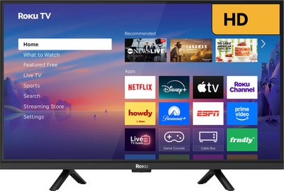 Roku - 24'' Class Select Series HD (720p) LED Smart RokuTV (2026)