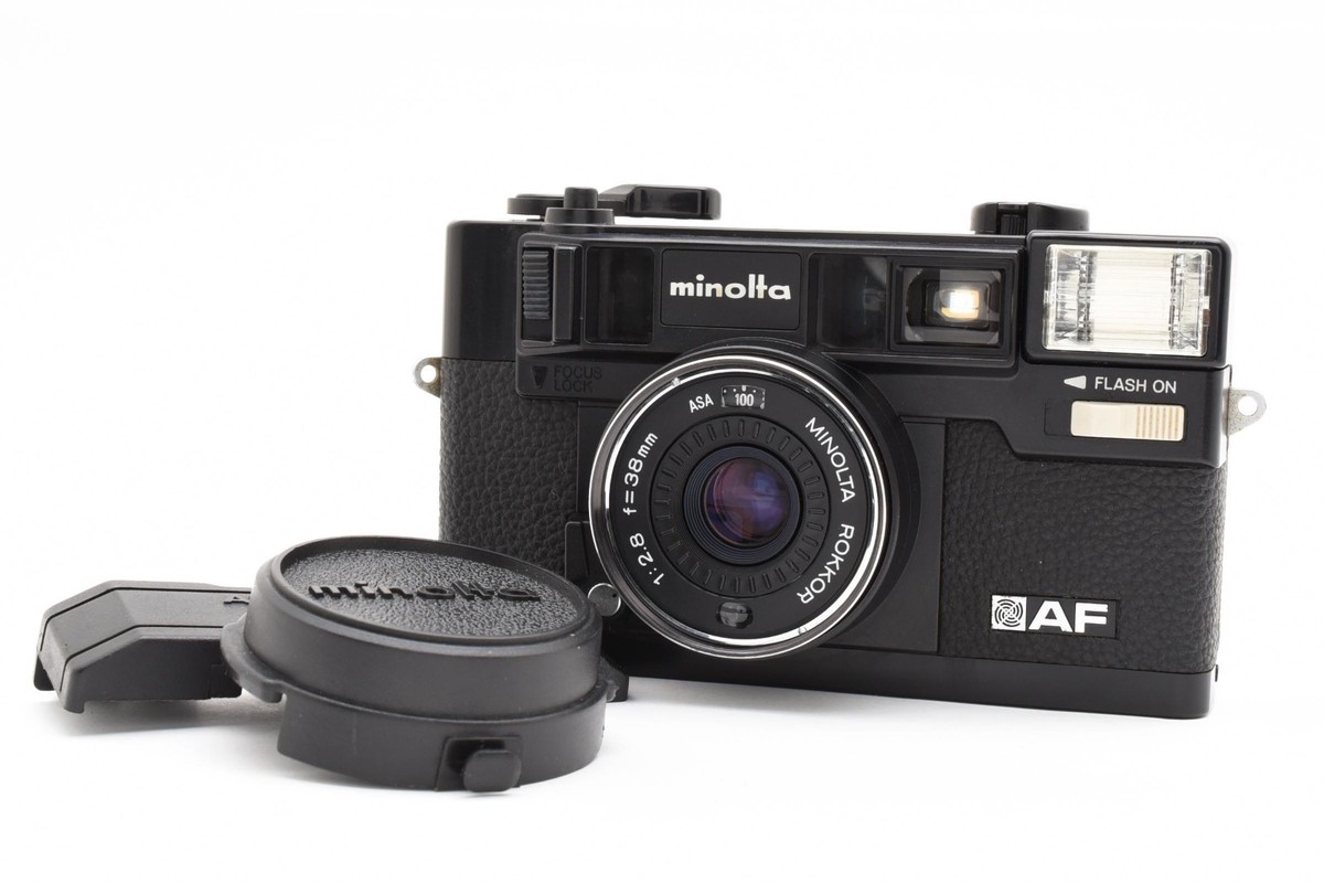 MINOLTA HI−MATIC Exc++++* Minolta Hi-Matic AF 35mm F/2.8 Point & Shoot Film Camera