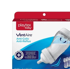 Playtex Baby Ventaire Anti -Colic Baby Bottle BPA Free 9 OZ *2 Count New dam box
