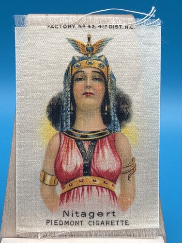 Women of Ancient Egypt - Nitagert - Old Mill Tobacco Cigarette Silk C1910 S80