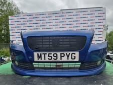 VOLVO S40 SALOON 4DR  MK2 2009 BLUE BRILLIANT BLUE PEARL FRONT BUMPER MARKS