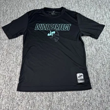 Dude Perfect Mens Small T Shirt Black Crew Neck Short Sleeve Graphic Tee