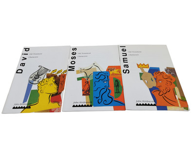 David, Moses, Samuel Old Testament Characters Books, By John Holdsworth - 1992