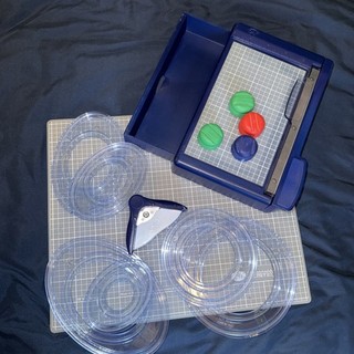 Creative Memories Custom Cutting System Bundle Mat Ovals Blades & Corner Rounder