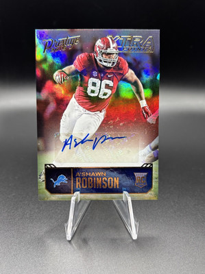2016 Prestige Rookie Auto Xtra Points Gold #7 A'Shawn Robinson #/50 Alabama