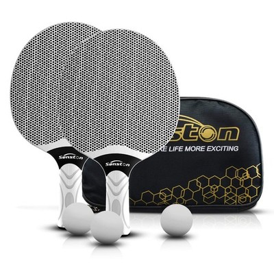 Senston Table Tennis Rackets Set, Professional Table Tennis Racket with 3 Balls,