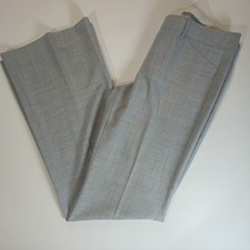 Express Editor Mid Rise Flare Dress Pants Womens 32 Waist Grey Career Bottoms