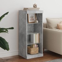 Sideboard Mit LED Beleuchtung Betongrau Breite 41 Tiefe 37 HöHe 100 Cm