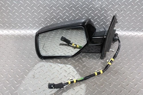 15-20 Yukon Black Cap Driver Side Left LH Power Door Mirror Blind Spot OEM WTY