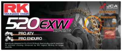 RK 520 EXW Drive Chain 120 Links XW Ring BETA RR 430 15-16