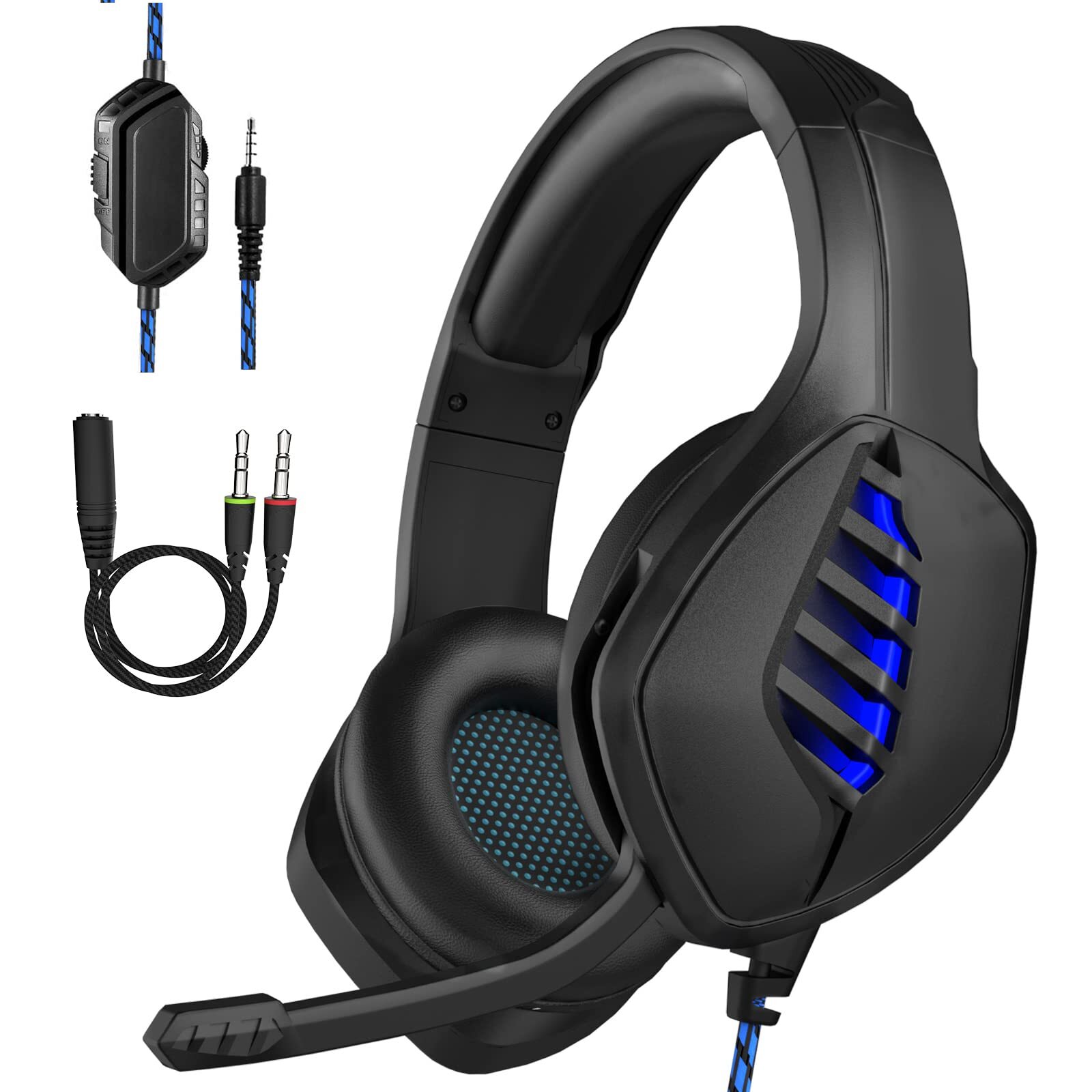 targeal Gaming Headset with Microphone - for PC PS4 PS5 Switch Xbox One Xbox ...
