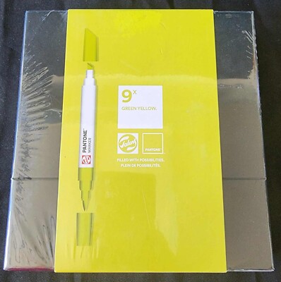 Royal Talens 9pk Pantone Dual Tip Art Markers Refill Ink Green Yellow NEW Copic