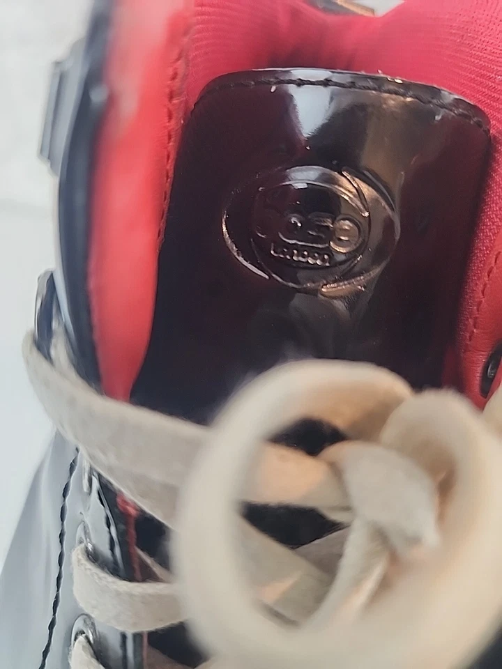 Base London Hombre Cordones Atlético Negro HighTop Tablet Zapato Talla 44 (US) 11/11.5 Foto 4 de 4