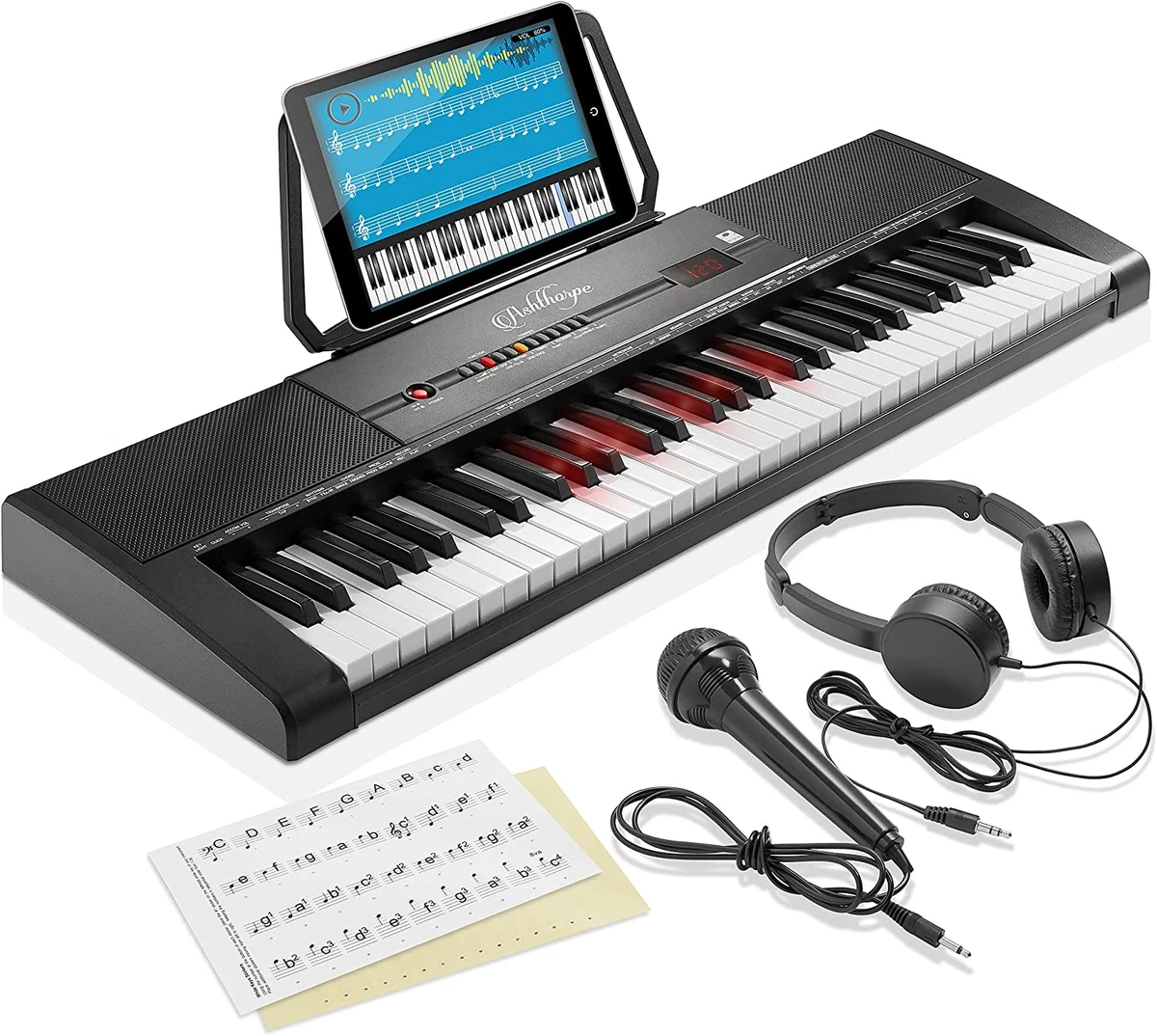 Best weighted sale keyboard 61 keys