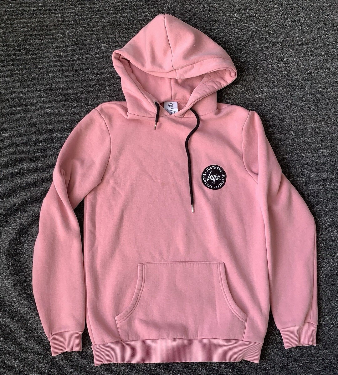 Hype Just hype Hoodie Womens Pink Size 10 Oversized Fleece