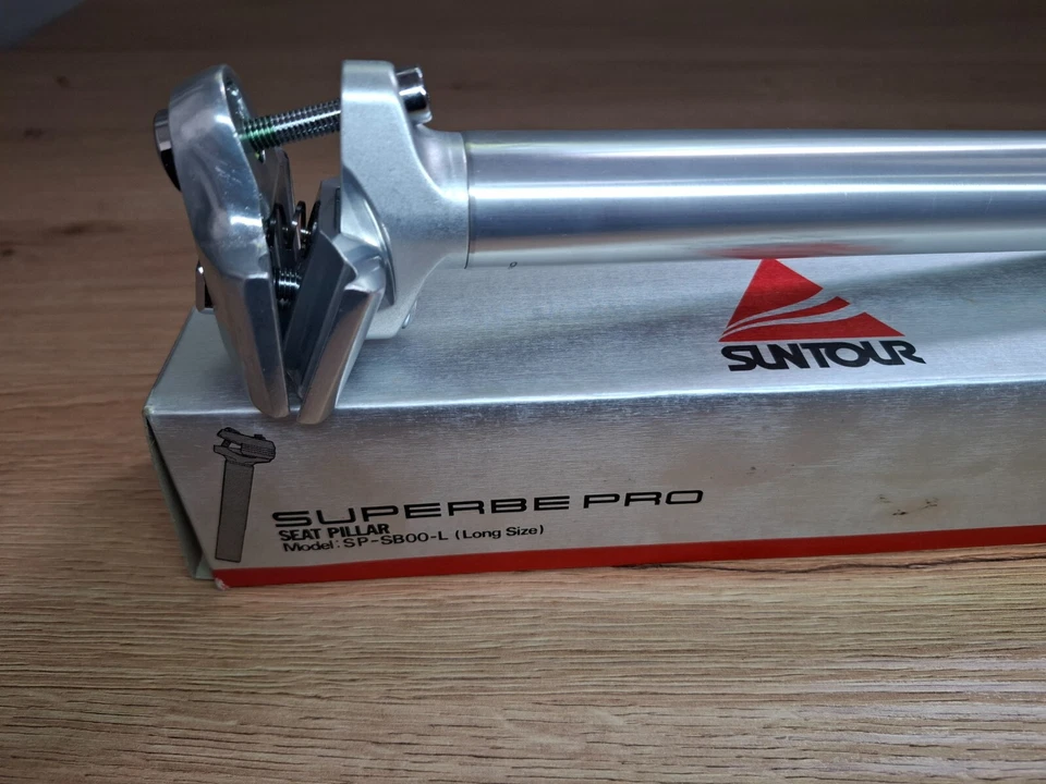 Ricambi bici d'epoca retrò nuovi con scatola NOS Suntour Superbe Pro reggisel... - Immagine 2 di 4