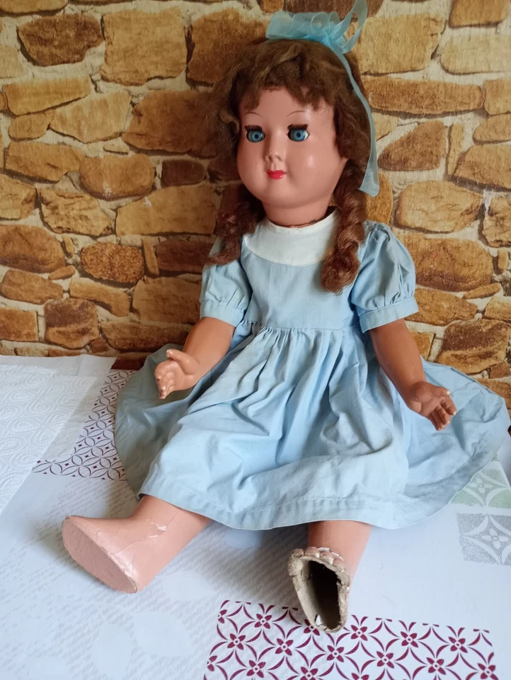 Ancienne poupée SGDG France N°62 Hauteur 64 cm - Photo 4/4