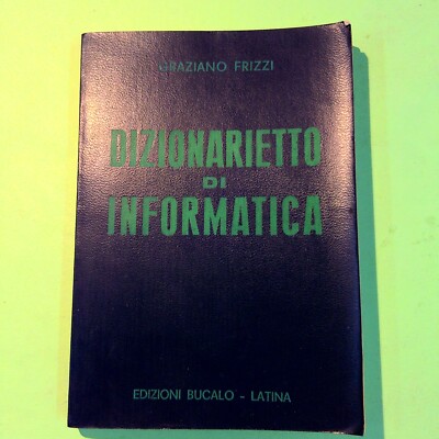 INFORMATIK WÖRTERBUCH FRIZZI AUSGABEN BUCALO 1972