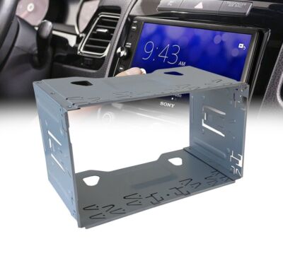 Mascherina Autoradio 2 DIN Con Cornice - Adattatore Per Installazione Su Vari Veicoli - Foto 5