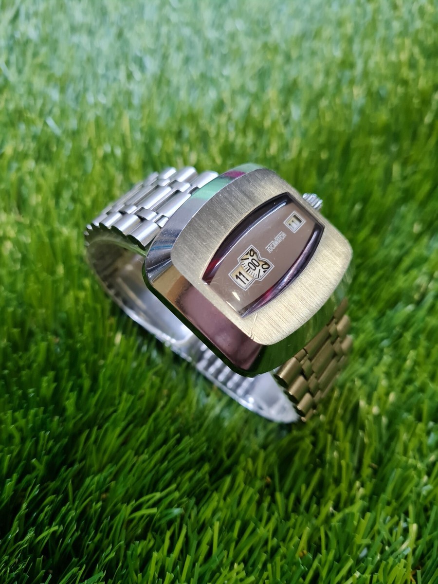 VINTAGE JOCAWATCH JUMP HOUR WATCH MECHANICAL NEW OLD STOCK | eBay