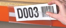 Self Adhesive Ticket Holders Labelling Storage Identification Racking Industrial