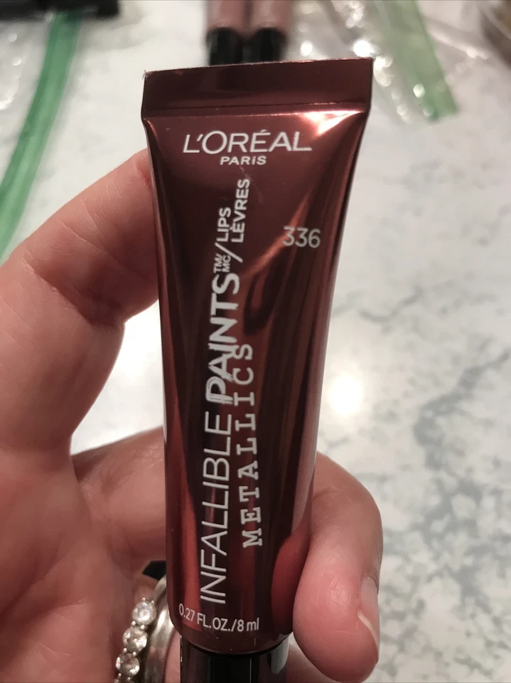 L'Oreal Paris Infallible Paints Metallics #332 & #336 Liquid Lipstick New  (2) - Image 2 of 4