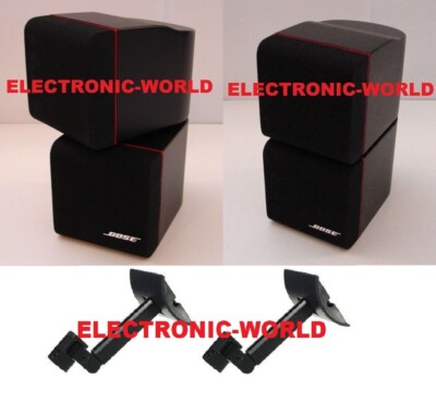 MINT! PAIR Bose LEGENDARY REDLINE Double Cube Speakers & Ceiling