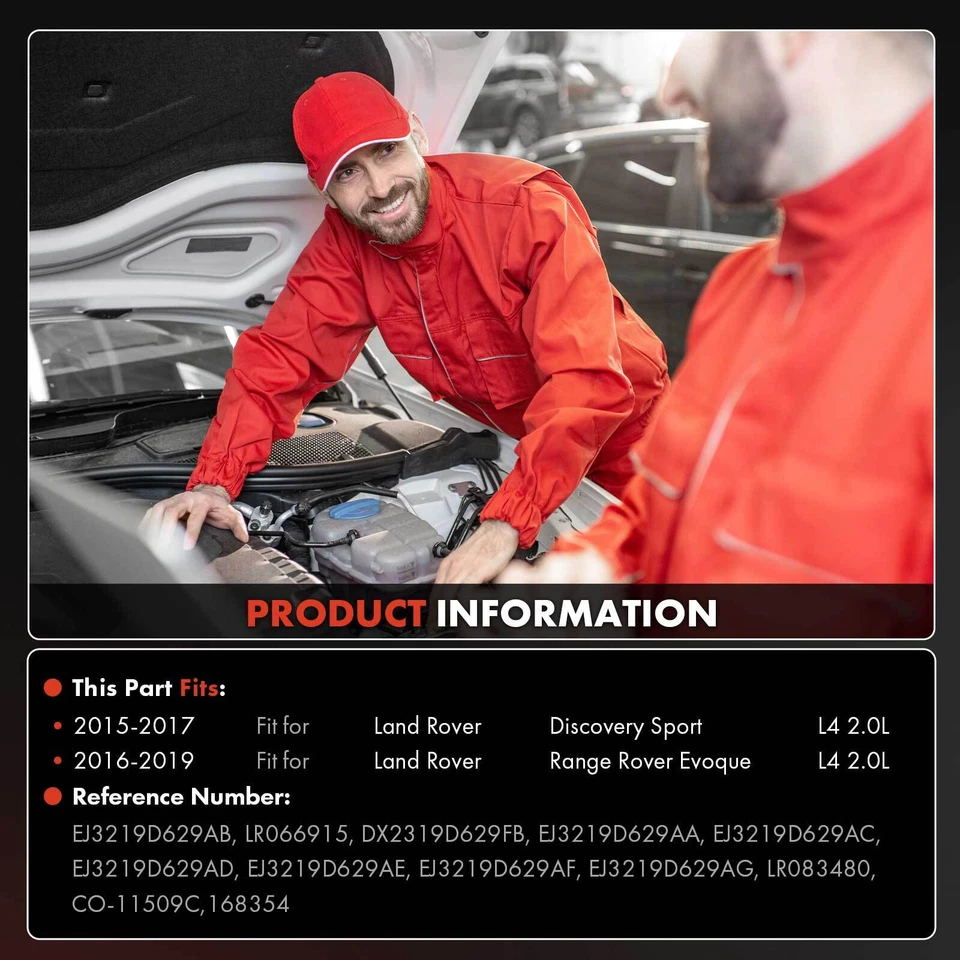 A/C Compressor w/ VS16 Style for Land Rover Discovery Sport Range Rover Evoque - Image 3 of 4