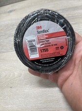 3M Temflex 3/4" Wide Black 1755 Electrical Friction Tapes 82 1/2  Length