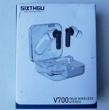 SIXTHGU V700 True Wireless Bluetooth Stereo Super Light Earbuds New