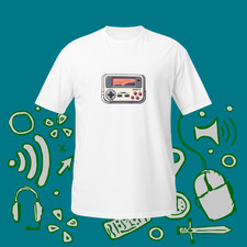 Controller Retro Unisex T-Shirt For Video Game Fans, Gaming Shirt, Gamer Gift