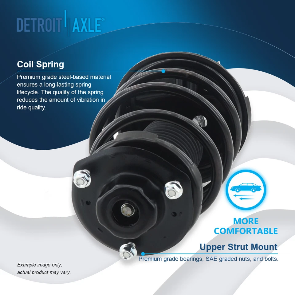 10pc Front Struts Sway Bars Tierods for 1997-2001 Toyota Camry Solara 2.2L 2.4L - Image 3 of 4