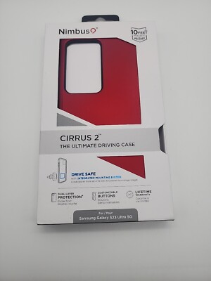 Nimbus Cirrus 2 For Samsung Galaxy S23 Ultra The Ultimate Driving Case Red New